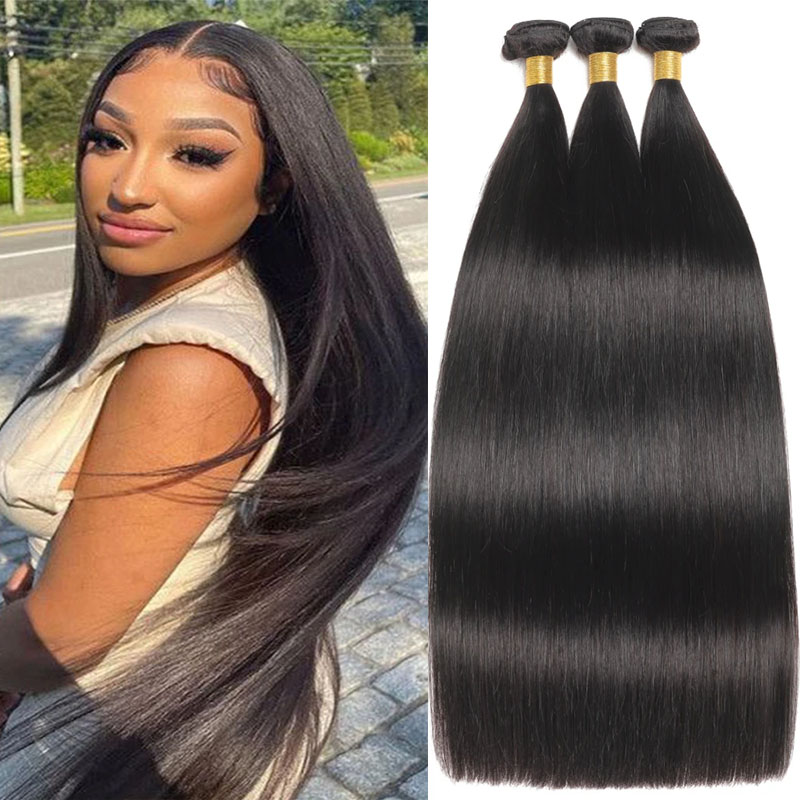 12A Unprocessed Virgin Human Hair Bundles Straight 